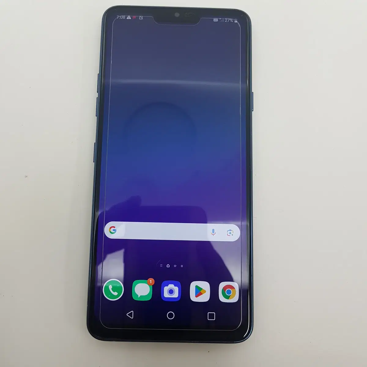 서울 LG G7+ 플러스 (G710) 128기가 블루 A급 팝니다.